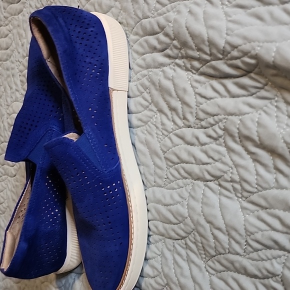 Naturalizer Size 10M Womens Suede Blue Slip On Shoes - Picture 12 of 16